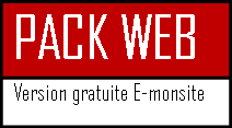 Pack web version gratuite e monsite