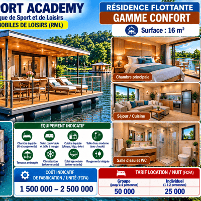 Residence flottante confort sur mesure