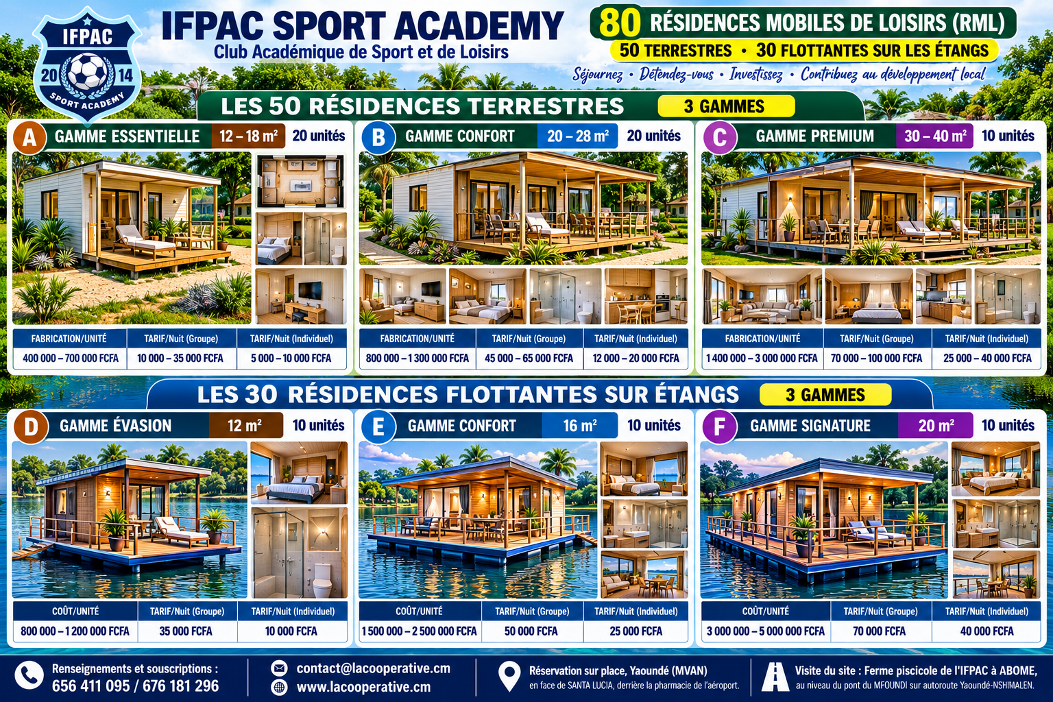 Residences mobiles ifpac sport et loisirs